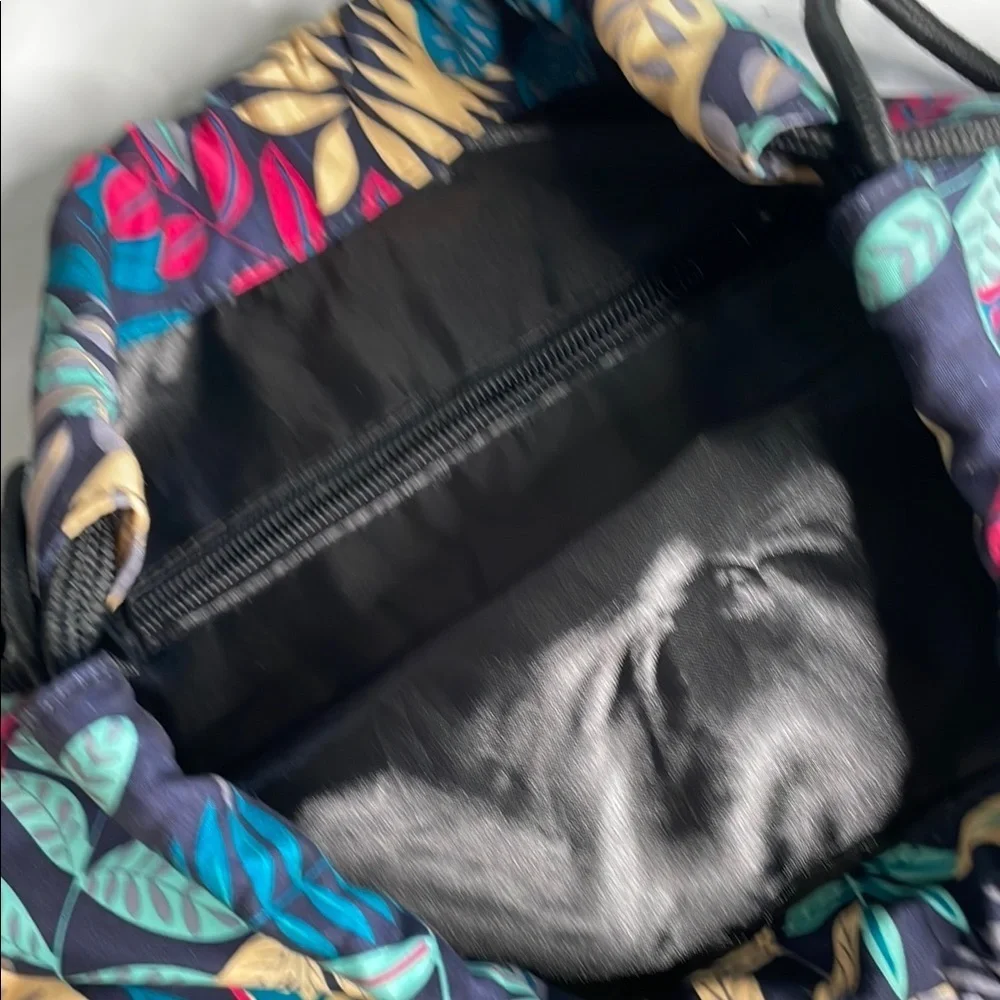 Miao Zhuo Tropical Greens Drawstring Bag